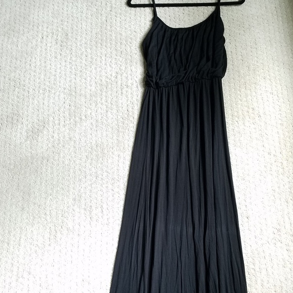 w.f. Dresses & Skirts - Black Jersey Maxi Dress, Size M